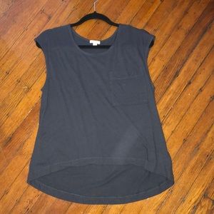 grey loose fitting top